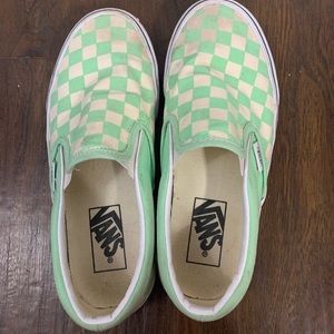 Vans Size 6 Mint/Checker